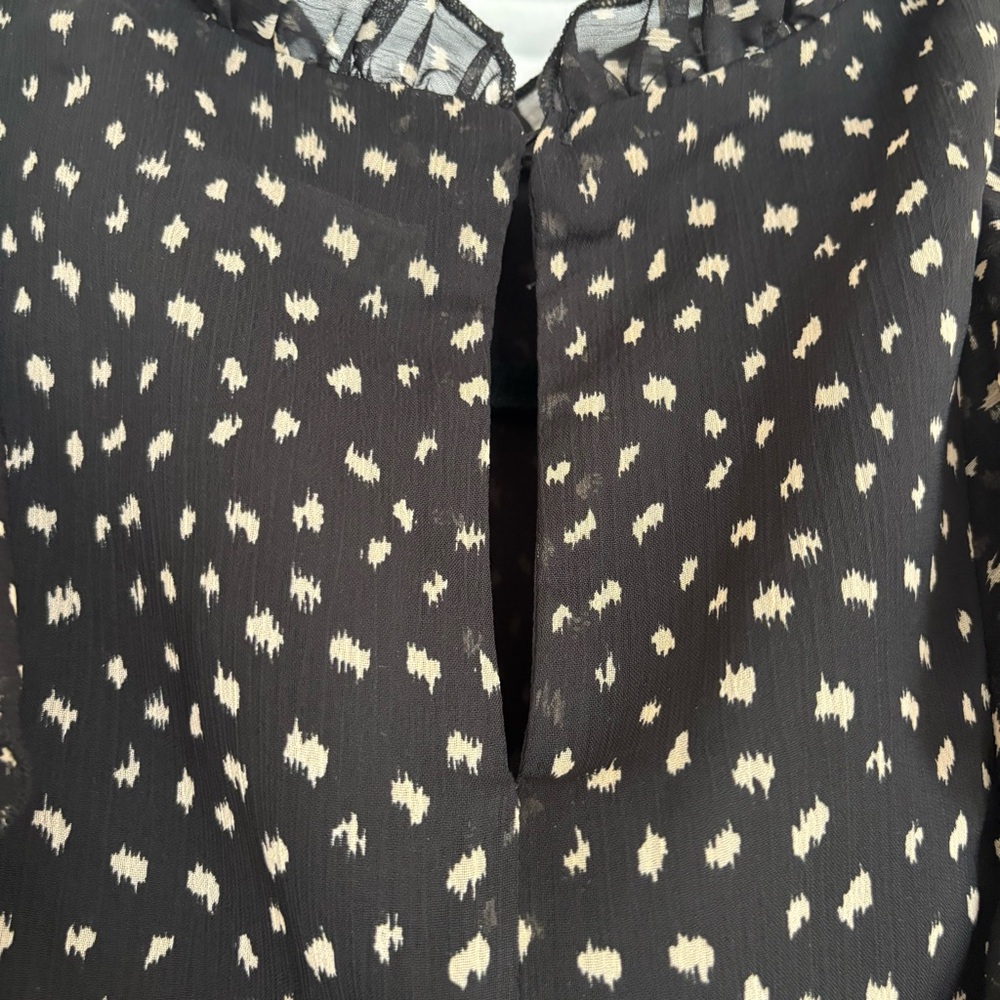 Zara Mock Neck Confetti Dress - Picture 7 of 10